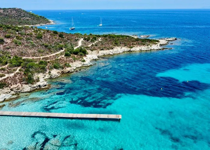 Anna T2 Avec Piscine Et Jardin Prive, Escapade Romantique En Corse Vescovato